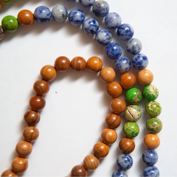 Jasper & Yew Healing Mala - Picture 7 of 7